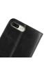 Apple iPhone 7 4.7" Phone Case PU Leather Wallet Card Slot Stand Magnetic Book Flip Cover-Black